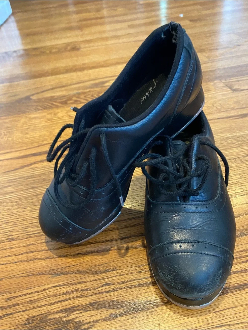 Bloch Black Kids Lace-Up Tap/Character Shoes